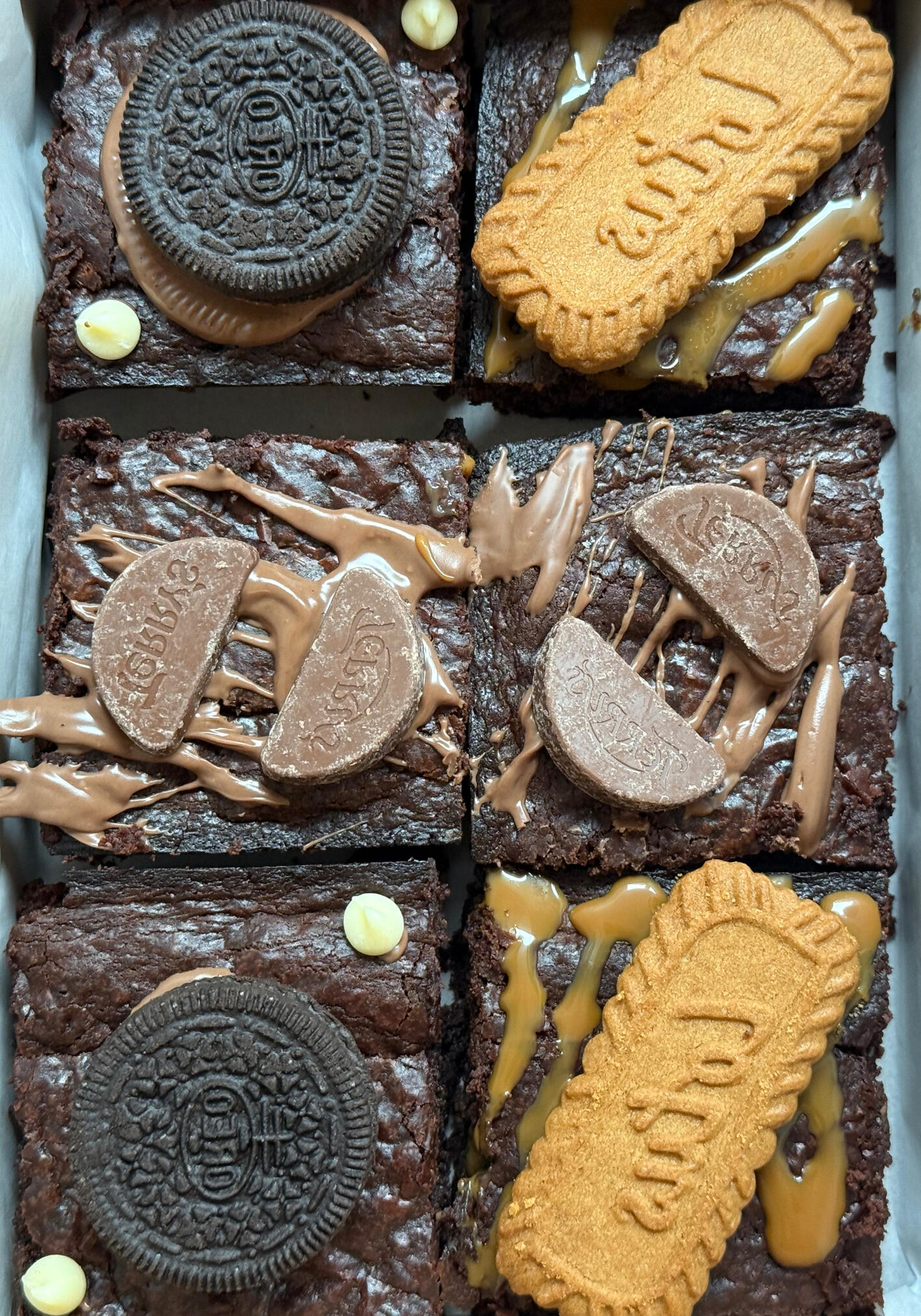 Rich, fudgy, and full of flavour — our best-selling brownies come in a mix of favourites for when you just can’t choose. Perfectly gooey, perfectly indulgent.